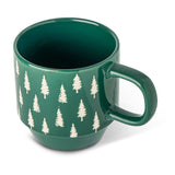 12-oz Stackable Mug Set with Metal Stand, 4-pk