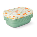 Harvest Green/White Disposable Containers