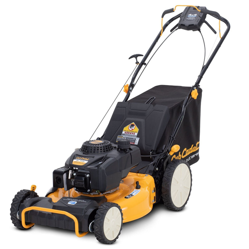 196cc 3-in-1 Gas Engine AWD Walk Behind Self-Propelled Mower, 21-in W9422