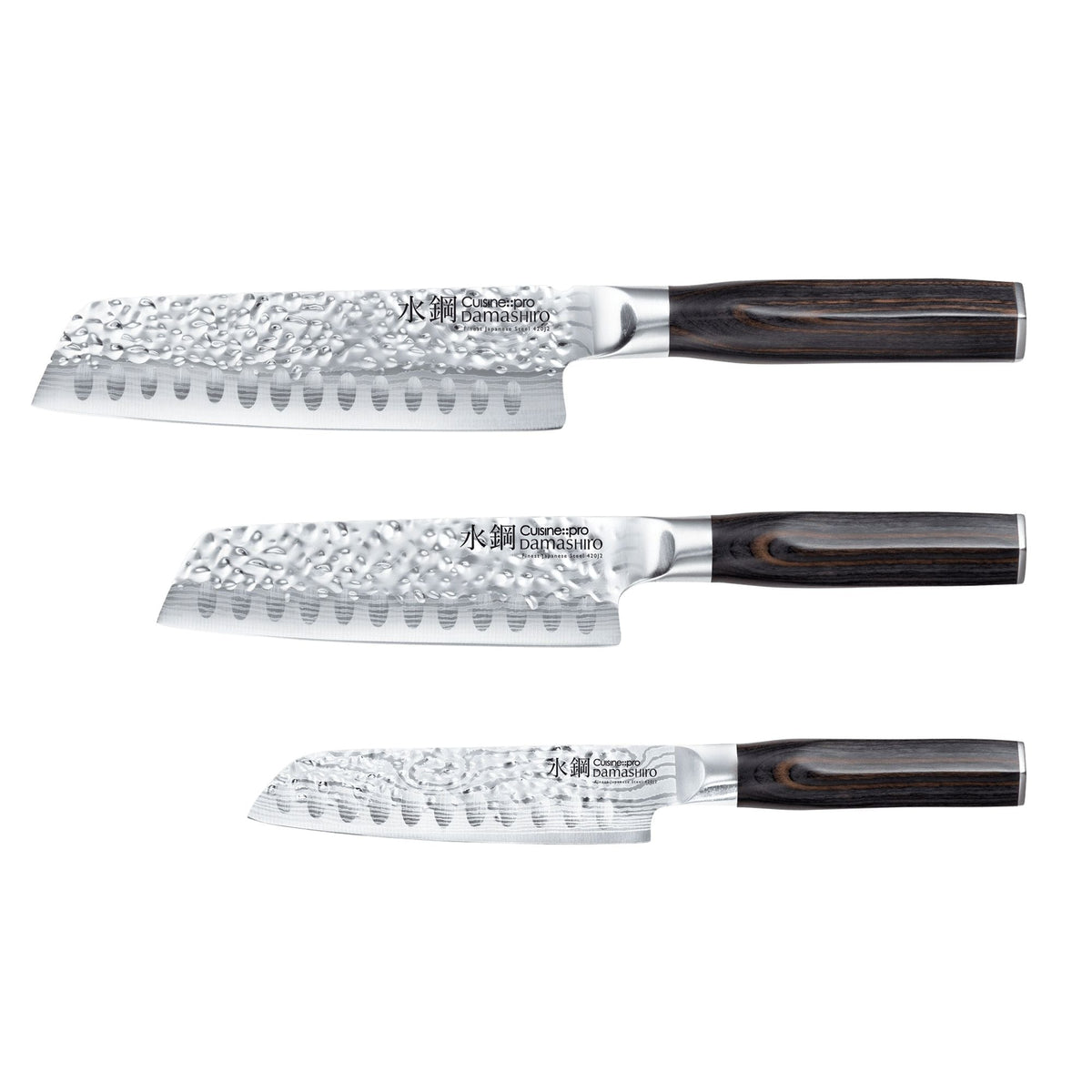 PRO DAMASHIRO EMPEROR SANTOKU 3PC SET