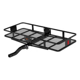 18153 60 x 24-Inch Basket Hitch Cargo Carrier, 500 lbs Capacity, Black Steel, 2-In Folding Shank