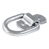 83742 3-in x 3-in Surface-Mounted Tie-Down D-Ring (3600-lb, Clear Zinc)