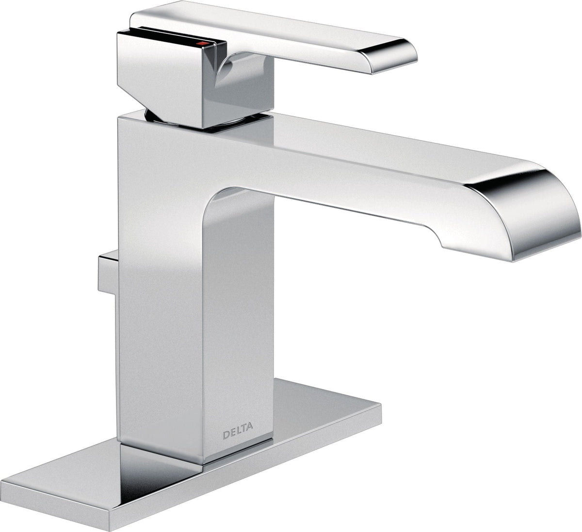 Delta Ara 1-Handle Bathroom Faucet with Metal Pop-Up, Chrome