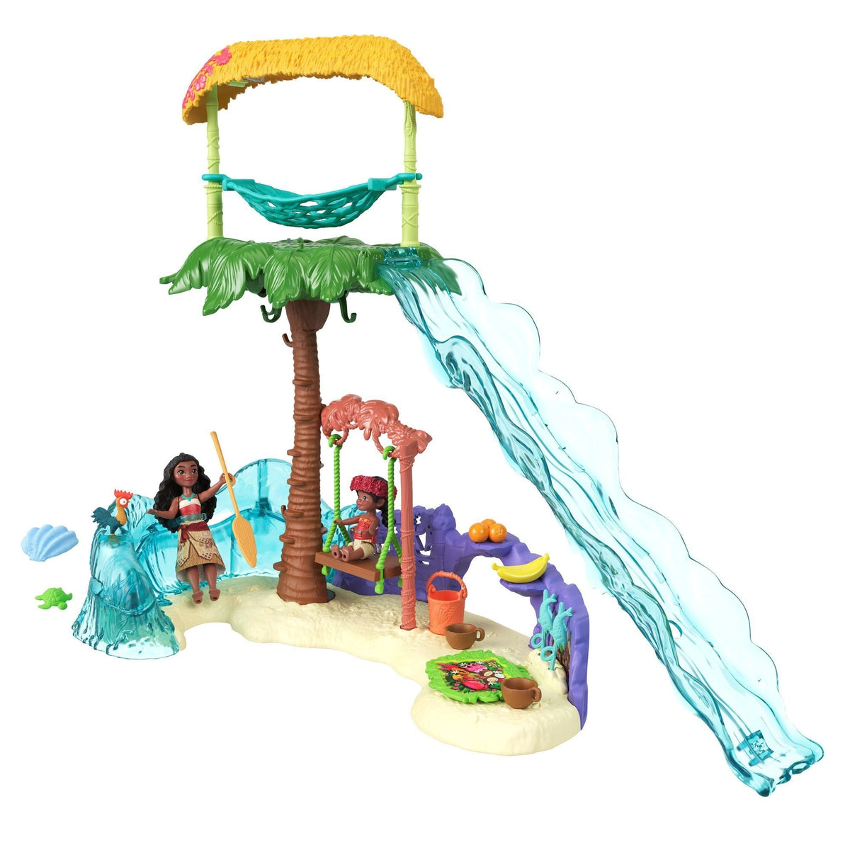 Princess Moana's Island 5-Area Adventure Playset for Ages 4+
