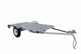 4x8-ft Single-Axle Galvanized Folding Utility Trailer