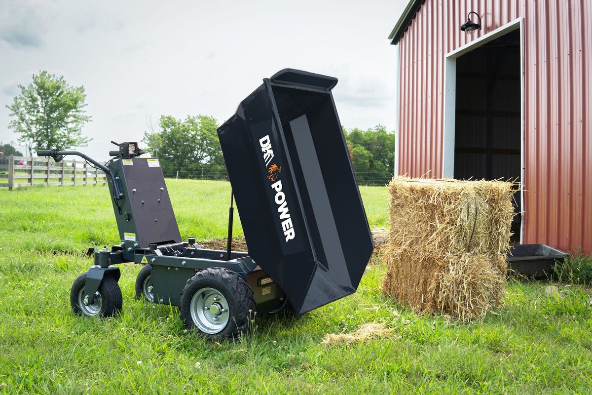 POWER by Marlon 1100 lb Self-Drive Electric Dump Cart