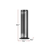 Home 1500W PTC Convection Oscillating Ceramic Electric Tower Heater, 23-in