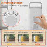 1500W Oil Filled Space Heater Electric Oil Radiant Heater w/ Safety Protection