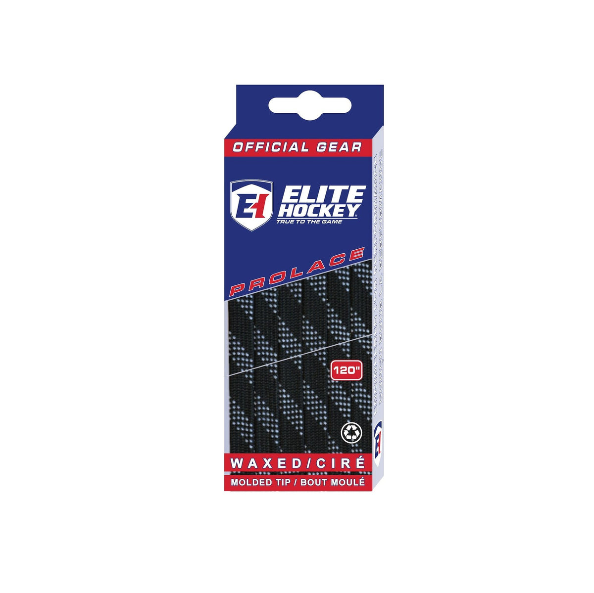 Prolace Skate Laces, Waxed, Black, Assorted Sizes