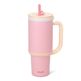 Oasis Tumbler with Retractable Straw, 40-oz, Assorted Colours