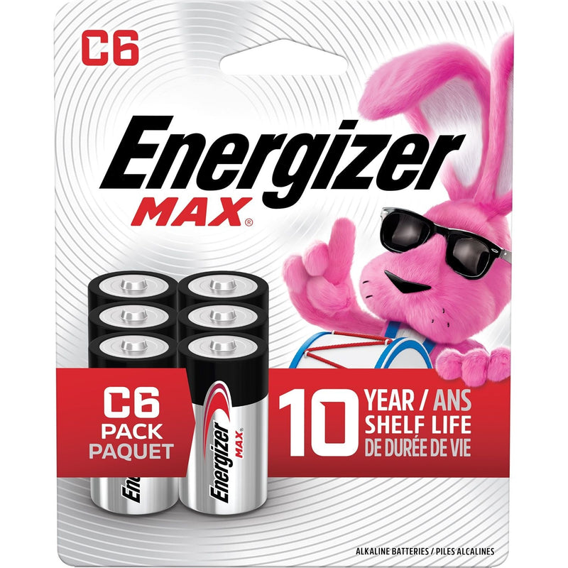 Alkaline C Battery, 6-Pack W8088
