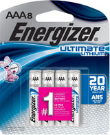 Ultimate Lithium AAA Batteries, 8-pk