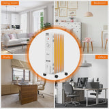 1500W Electric Oil Filled Radiator Space Heater 5-Fin Thermostat Room Radiant