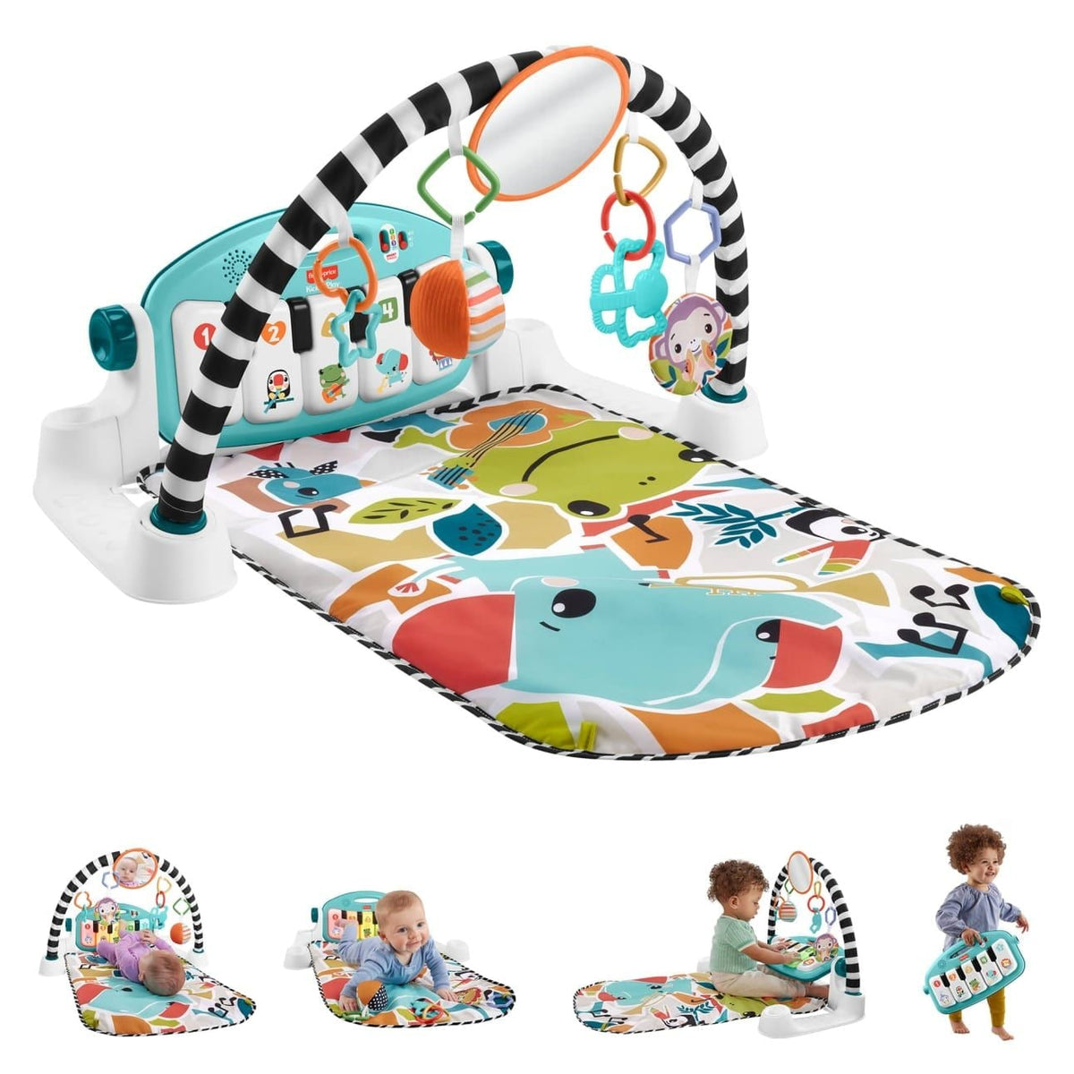 Glow & Grow Kick & Play Piano Activity Gym, Ages 0+