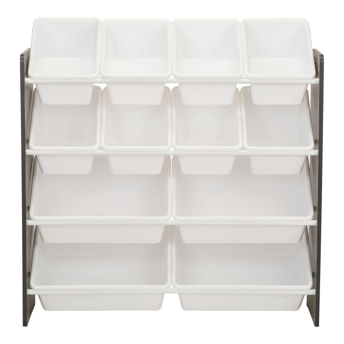 Stain & Rust Resistant Sturdy 12-Bin Organizer, Grey
