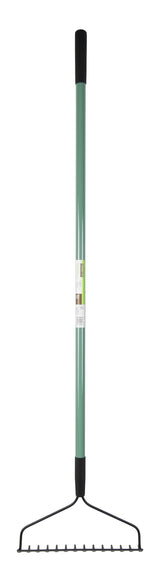 Fibreglass 14-Tine Garden Bow Rake with 6-in Cushion Grip