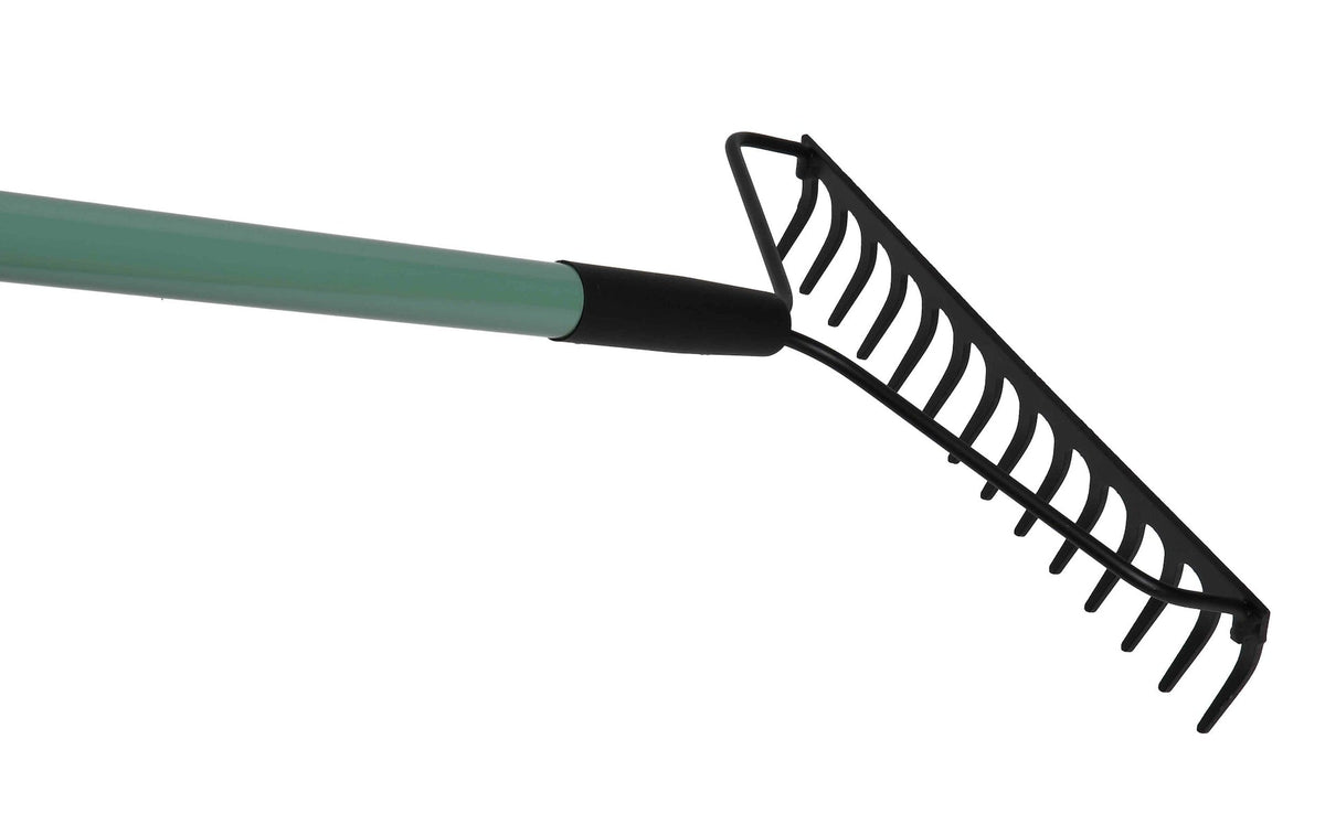 Fibreglass 14-Tine Garden Bow Rake with 6-in Cushion Grip