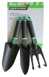 Nylon Fibreglass Garden Tool Set, 3-pc