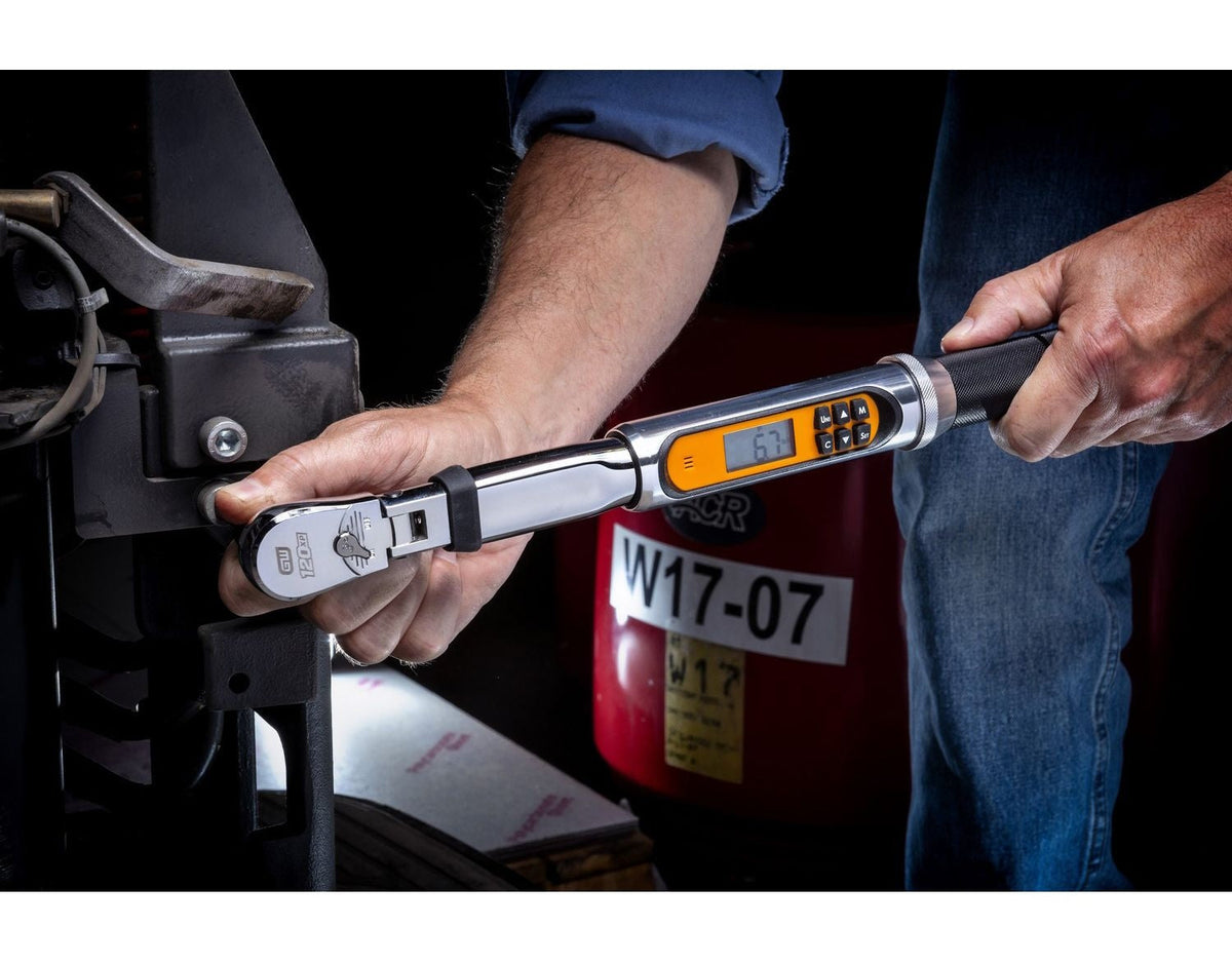 120XP Flex Angle Digital Torque Wrench, 1/4-in