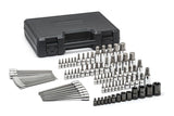 Bit Socket Set, 84-pc, SAE/Metric
