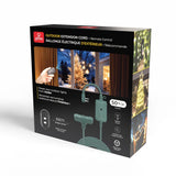 50-ft 14/3 Outdoor Power Cord with Wireless Remote & 3 Grounded Outlets, Green