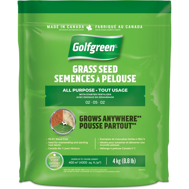 All Purpose Grass Seed, 4-kg W6453