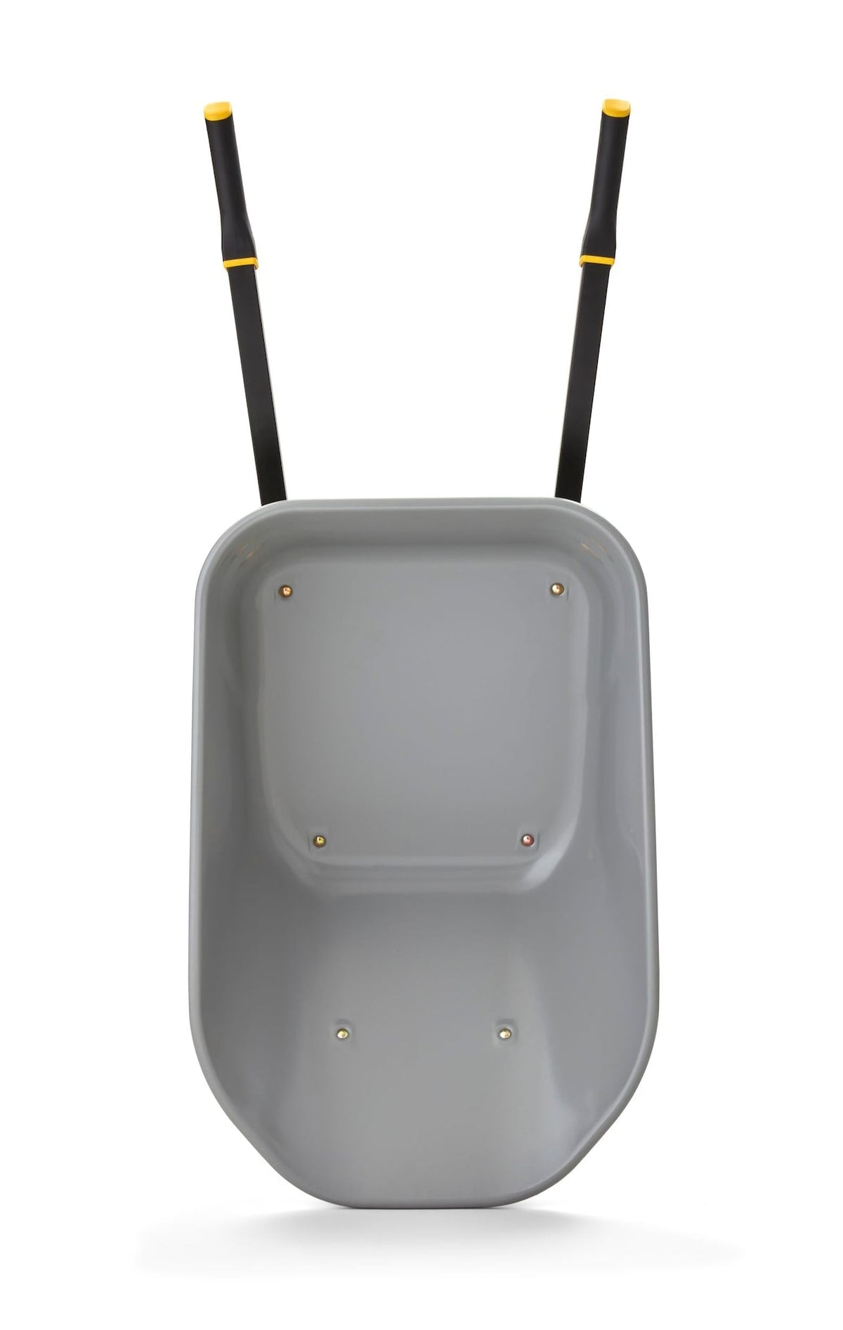 Heavy-Duty Easy Pivot/Dump Steel Tub Wheelbarrow, Steel Tray, 6-cu-ft