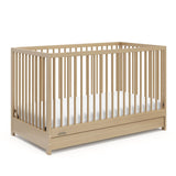 Teddi 4-in-1 Convertible Crib with Drawer, Driftwood
