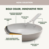 Nova Cloud White Cookware Set, 11-pc
