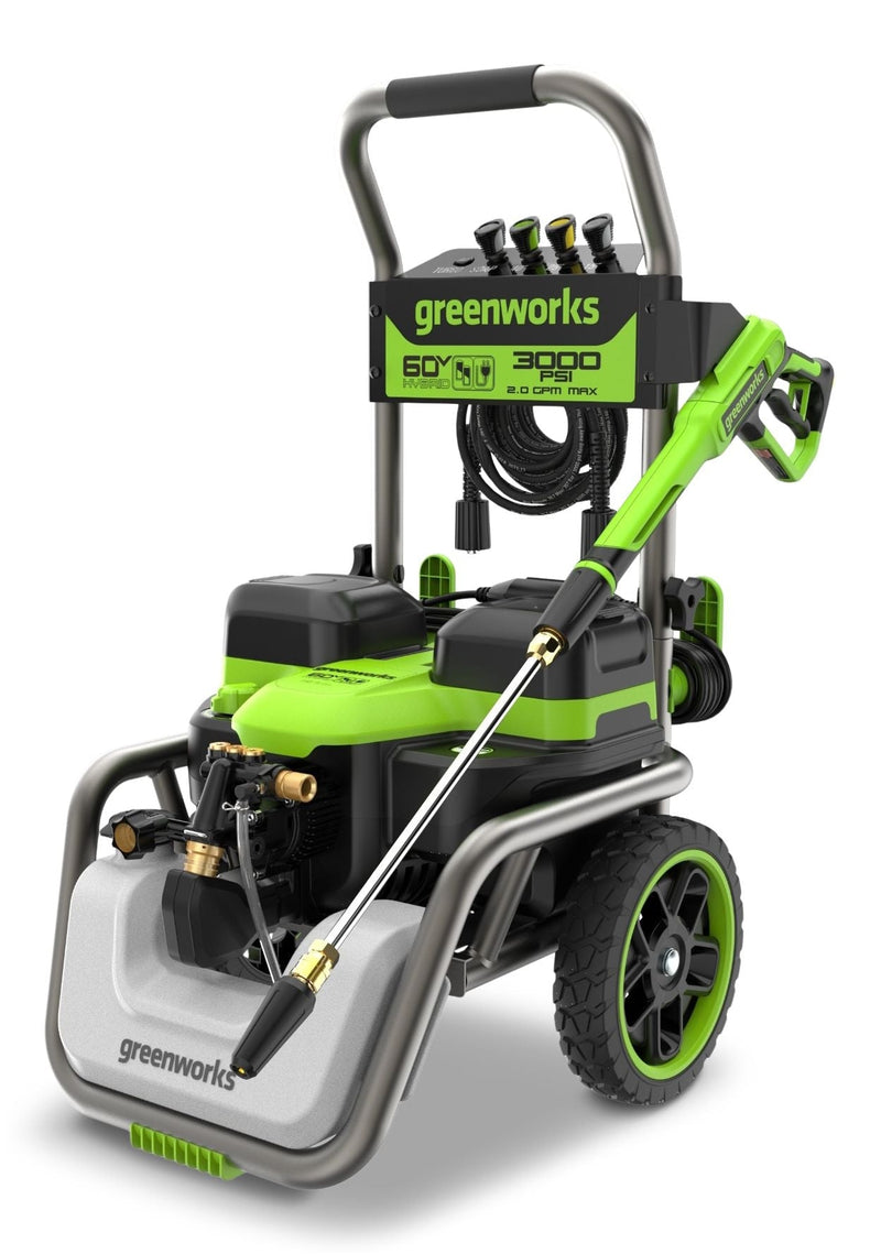 60V 3000PSI 2.0GPM Hybrid AC/DC Pressure Washer, Tool Only T1481