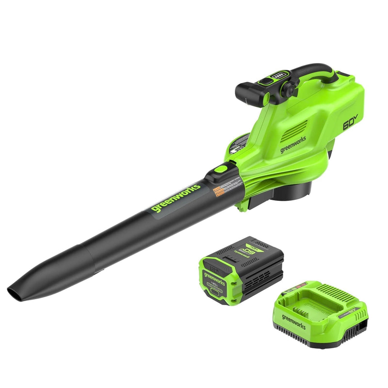 60V 520 CFM/240 MPH Blower Vacuum with 4Ah Battery J8610