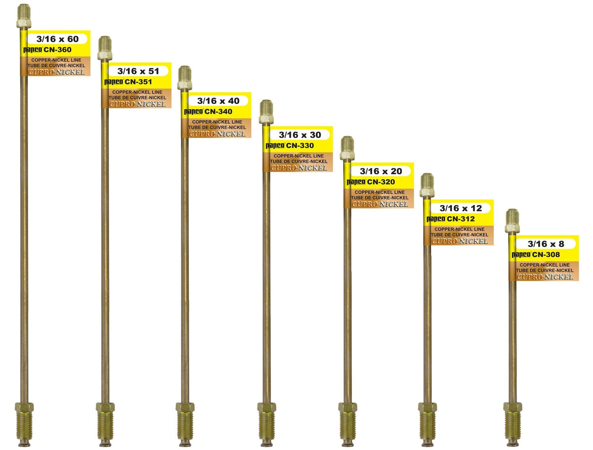 CN308 Copper Nickel Brake Line, Standard, 8 x 3/16-in Please make sure this part fits your need