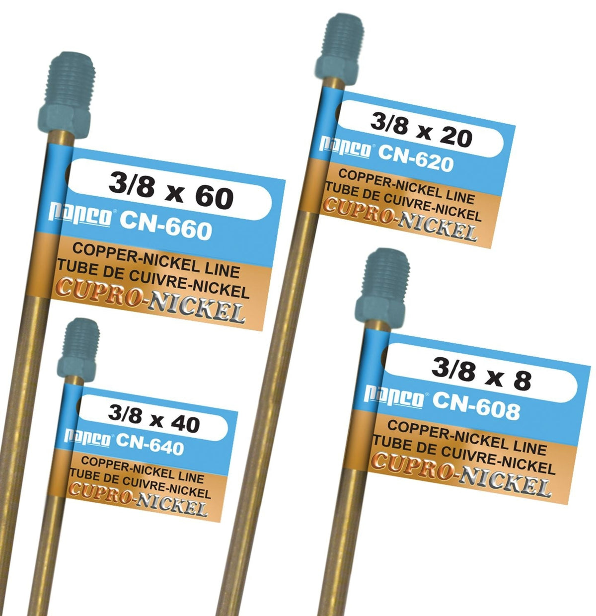 CN660 Copper Nickel Brake Line, Standard, 60 x 3/8-in Please make sure this part fits your need