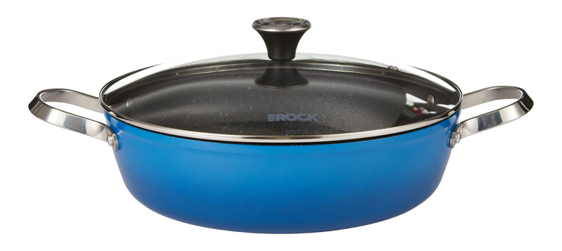 The Rock One-Pot Dutch Oven, Dishwasher & Oven Safe, Blue, 5qt X6835
