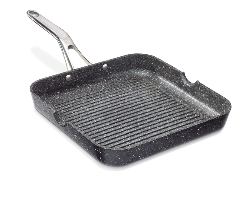 The Rock Original Grill Pan, Dishwasher & Oven Safe, Black, 10.6-in X1161
