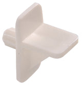 Plastic Square Shelf Pin, Easy to InstAll, 1/4-in, White