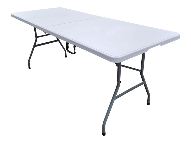 6-in White Folding Table with Easy Open/Close X8166