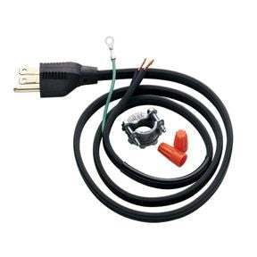 Power Cord Assembly for Food Waste/Garbage Disposers, 3-ft