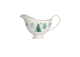 Ivy & Co 500-mL Mica Gold Porcelain Winter Tree Gravy Boat