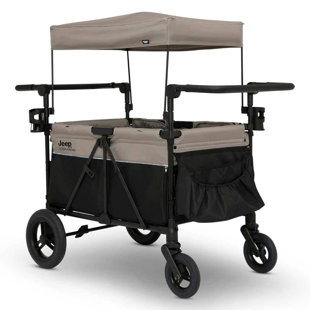 Gladiator Stroller Wagon by Delta Children, Black/Tan