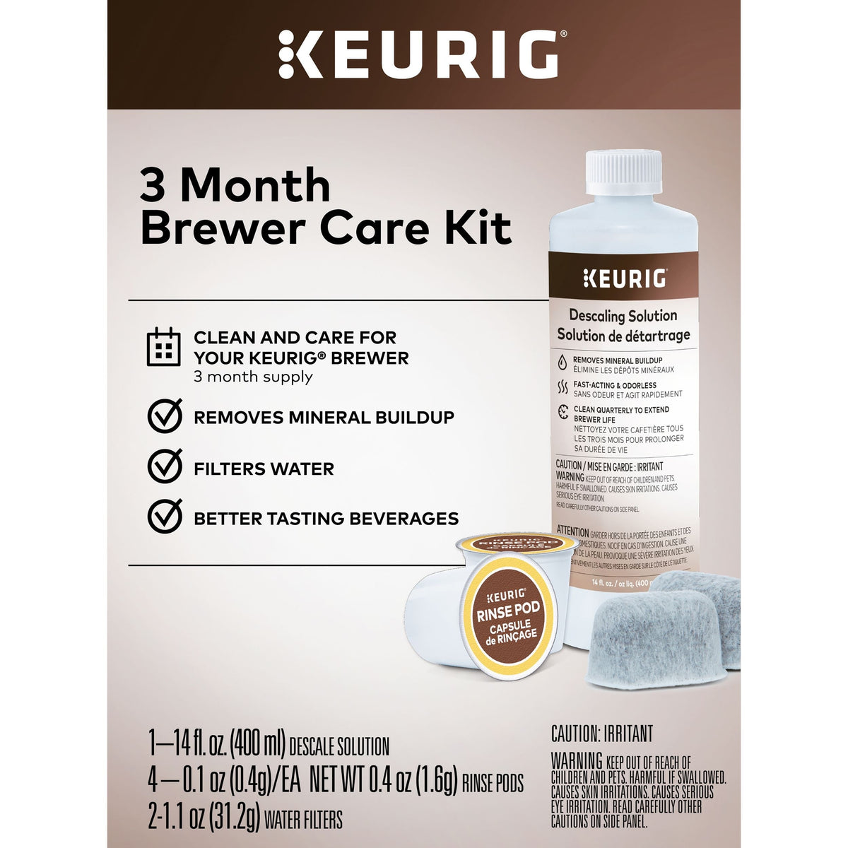 3 Month Brewer Maintenance Care Kit