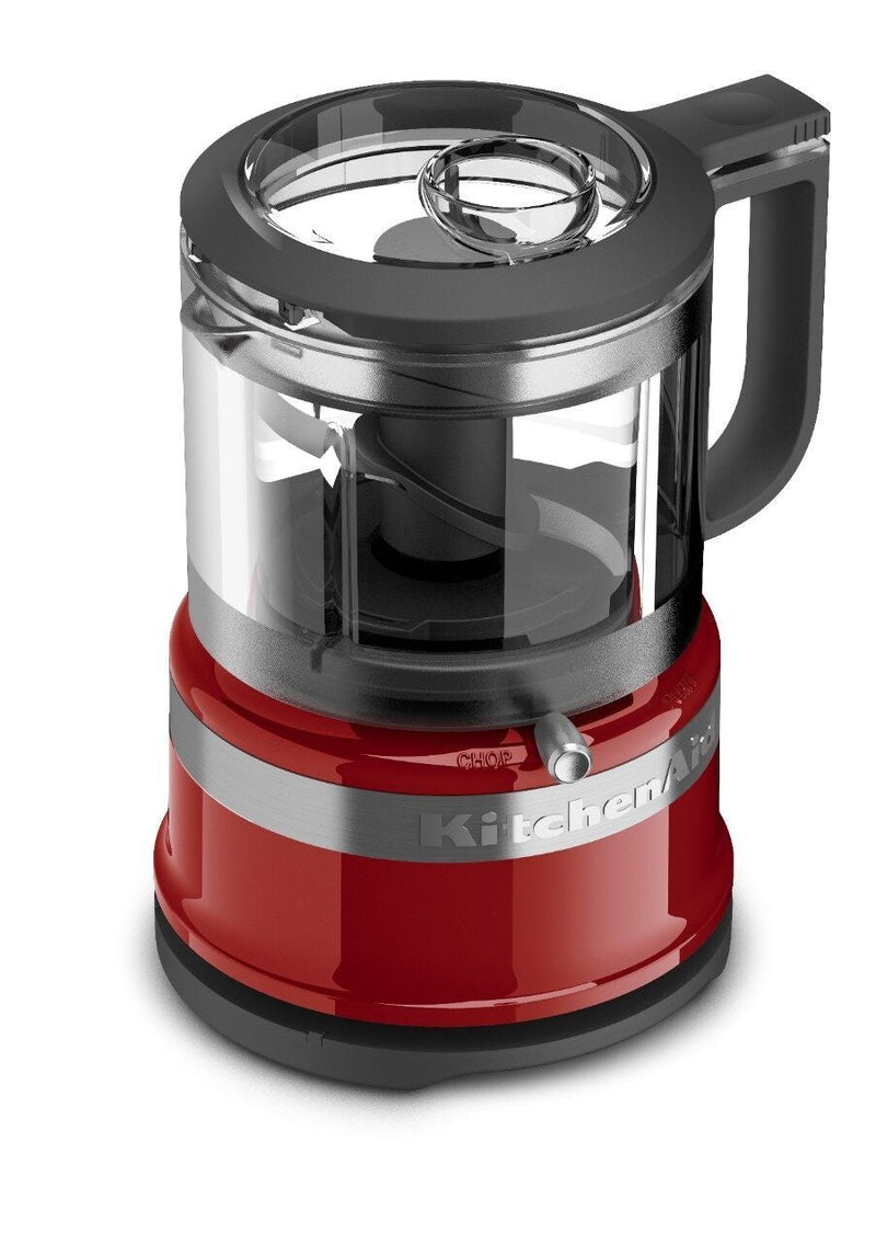 Compact 3.5 Cup Food Chopper/Mini Food Processor with Dishwasher Safe Parts, Empire Red F7102