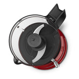 Compact 3.5 Cup Food Chopper/Mini Food Processor with Dishwasher Safe Parts, Empire Red
