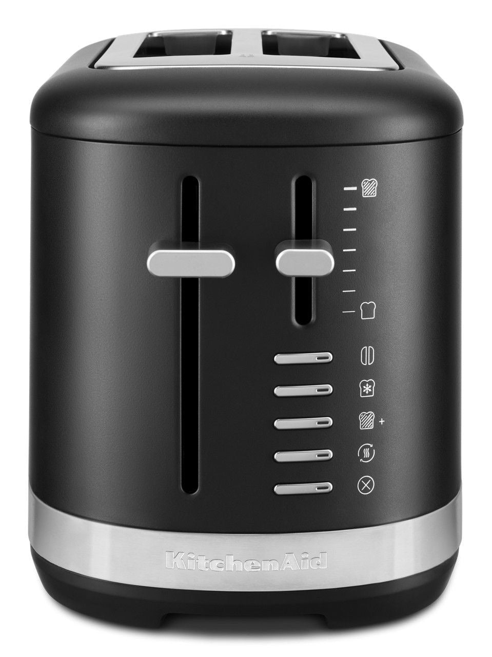 Toaster with Extra-Wide Slots, Matte Black