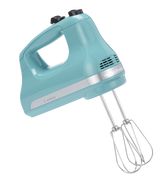 Ultra Power 5-Speeds Hand Mixer with Turbo Beater Aqua Sky