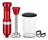 Variable Speed Corded Hand Blender with Blending Jar, Empire Red