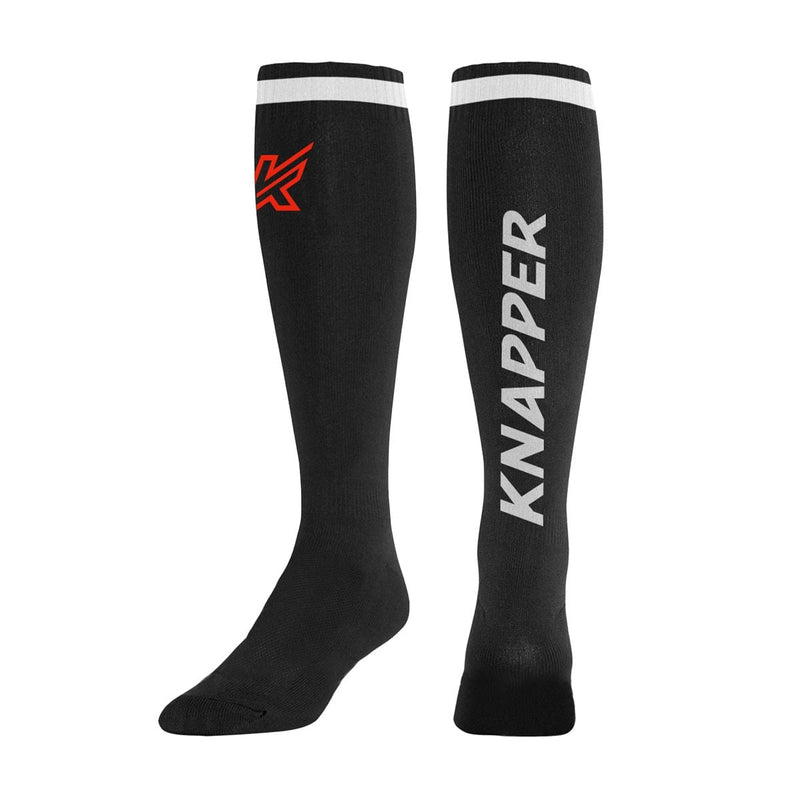 Above-the-Knee Long Dek Hockey Socks, Black, Assorted Sizes C7126