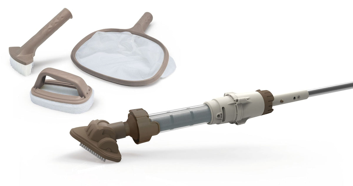 Boreal Spa Vacuum Kit, Rechargeable Battery, Ergonomic Handle