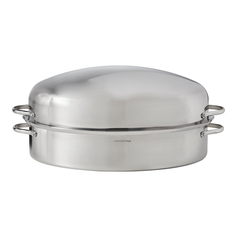 18/10 Stainless Steel Roaster with Removable Rack, 43 x 33cm U545
