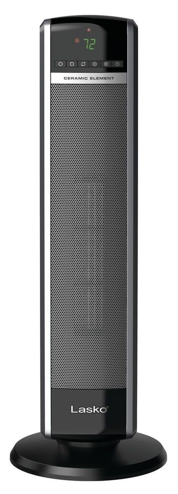 1500W Digital Tower Ceramic Space Heater withRemote Control, 1500W, Black, 30-in P5238